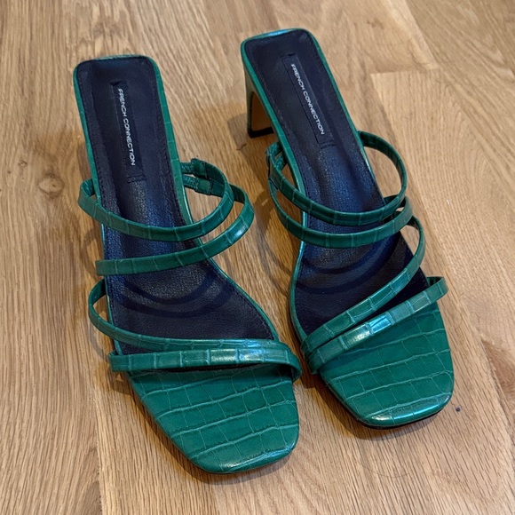 French Connection Shoes - French Connection Emerald Strappy Heels